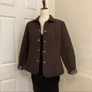 (Size 12) Quilted Paisley Jacket